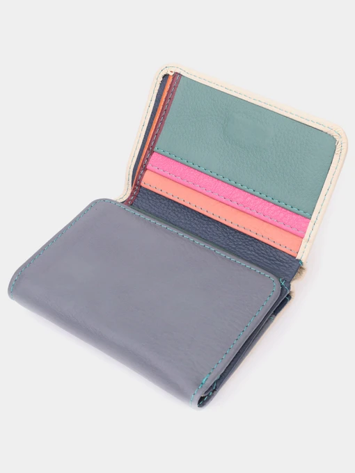 ST Leather Accessories Гаманець колір сірий фото 3