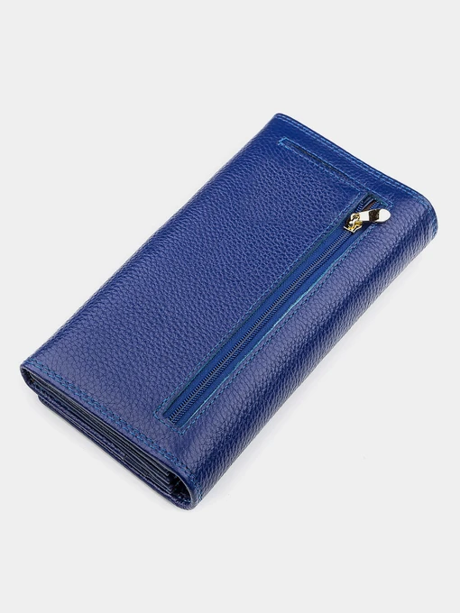 Boston Leather Accessories Гаманець колір синій фото 2