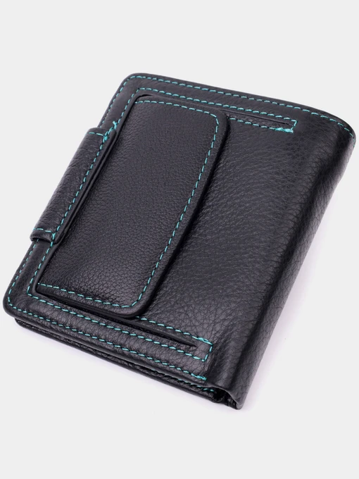 ST Leather Accessories Гаманець колір чорний фото 2