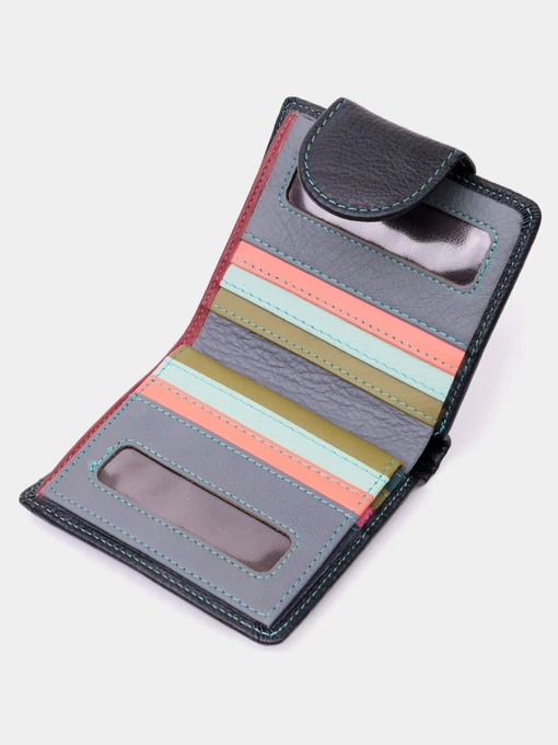 ST Leather Accessories Гаманець колір чорний фото 3