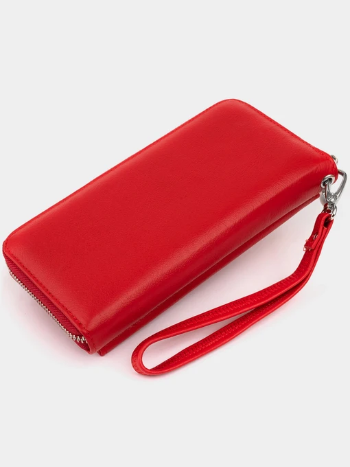 ST Leather Accessories Гаманець колір червоний фото 2