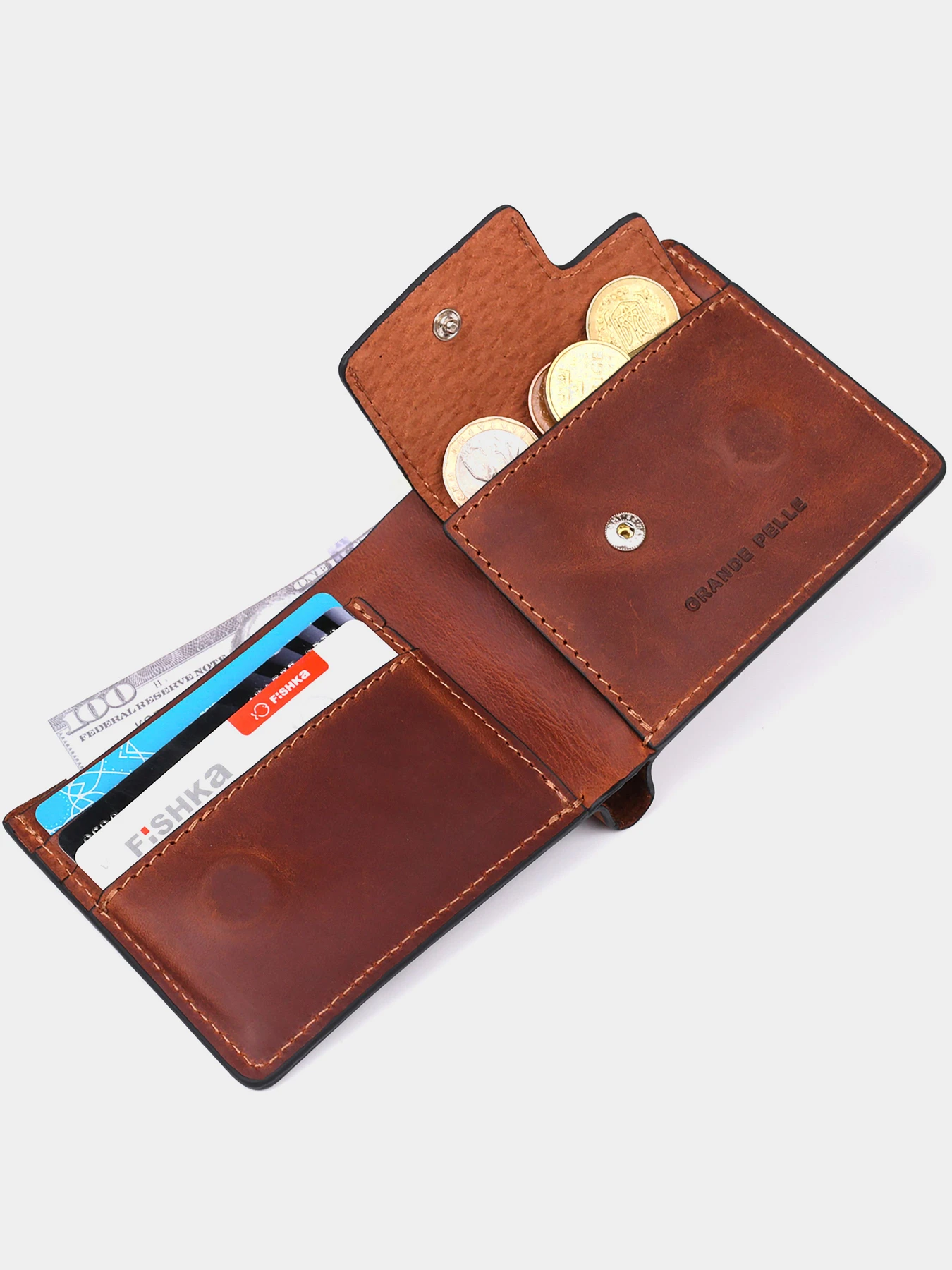 Кошельки Grande Pelle модель bag24_11236 Фото
