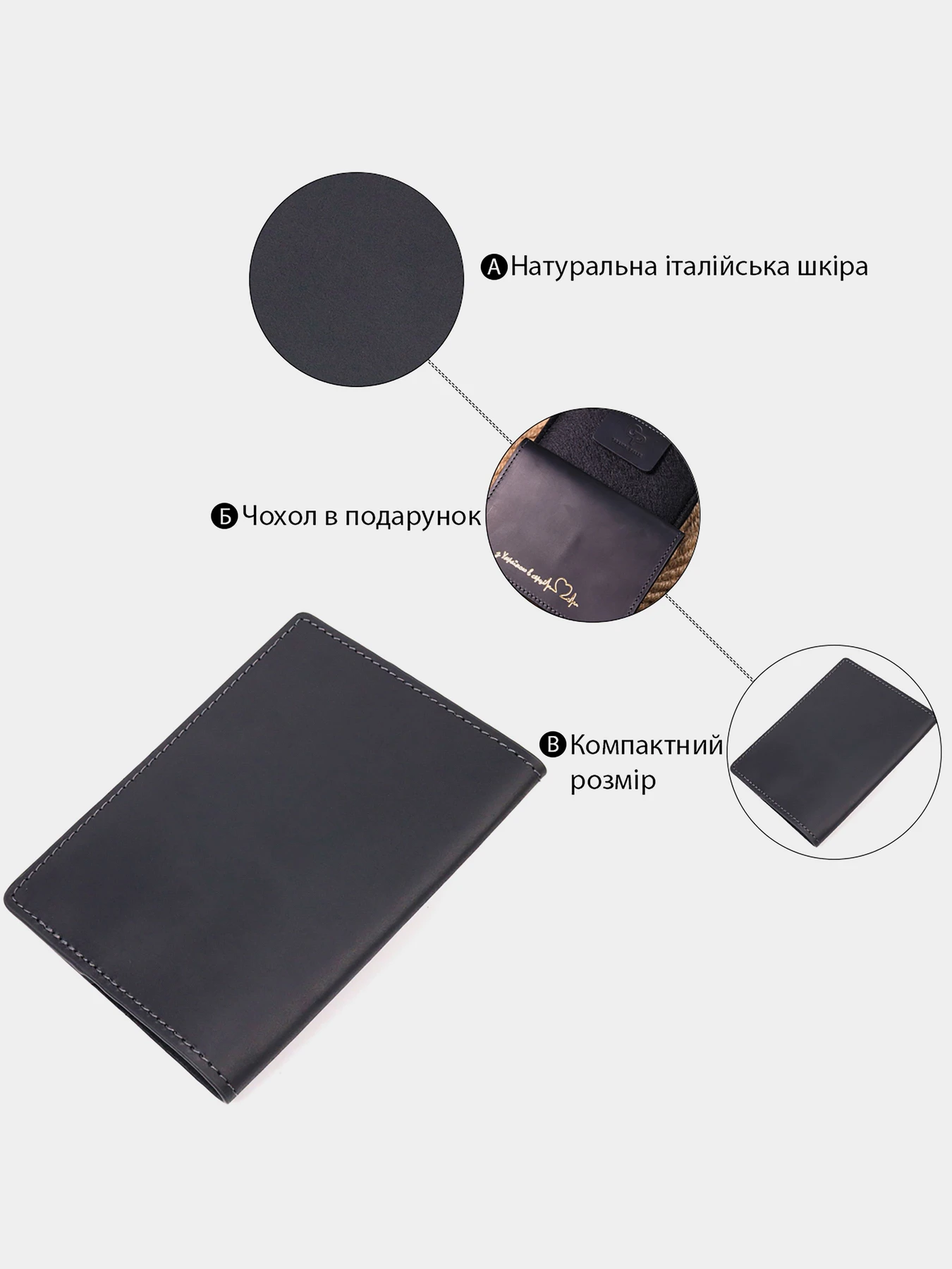 Кошельки Grande Pelle модель bag24_16723 Фото