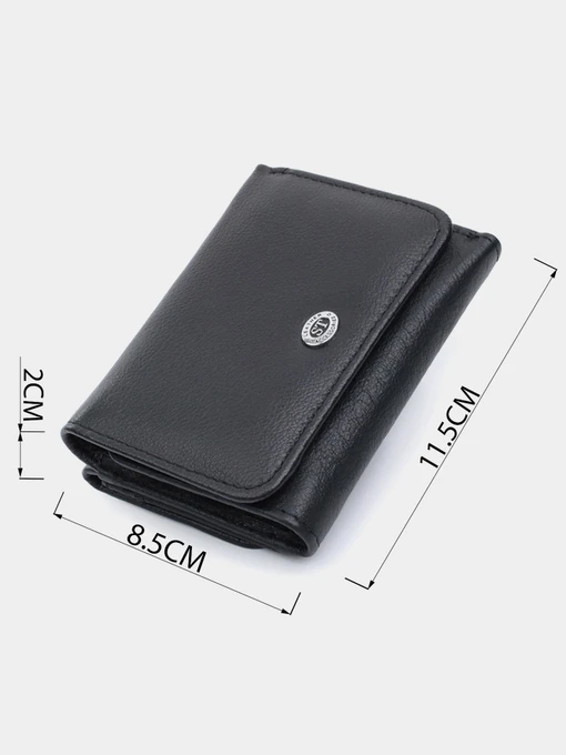 ST Leather Accessories Гаманець колір чорний фото 3