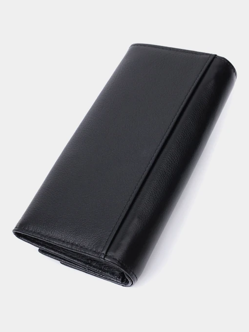 ST Leather Accessories Гаманець колір чорний фото 2