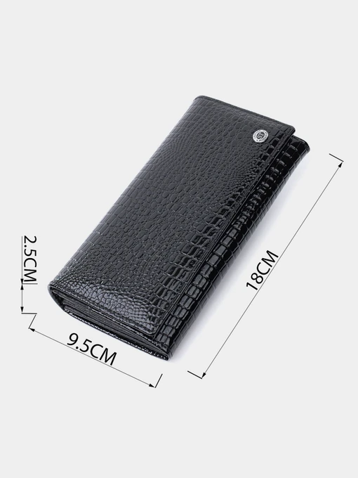 ST Leather Accessories Гаманець колір чорний фото 3