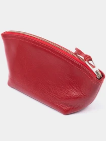 Женская Органайзер-косметичка из кожи Amelin GRANDE PELLE Красная Grande Pelle модель bag24_11303 Фото