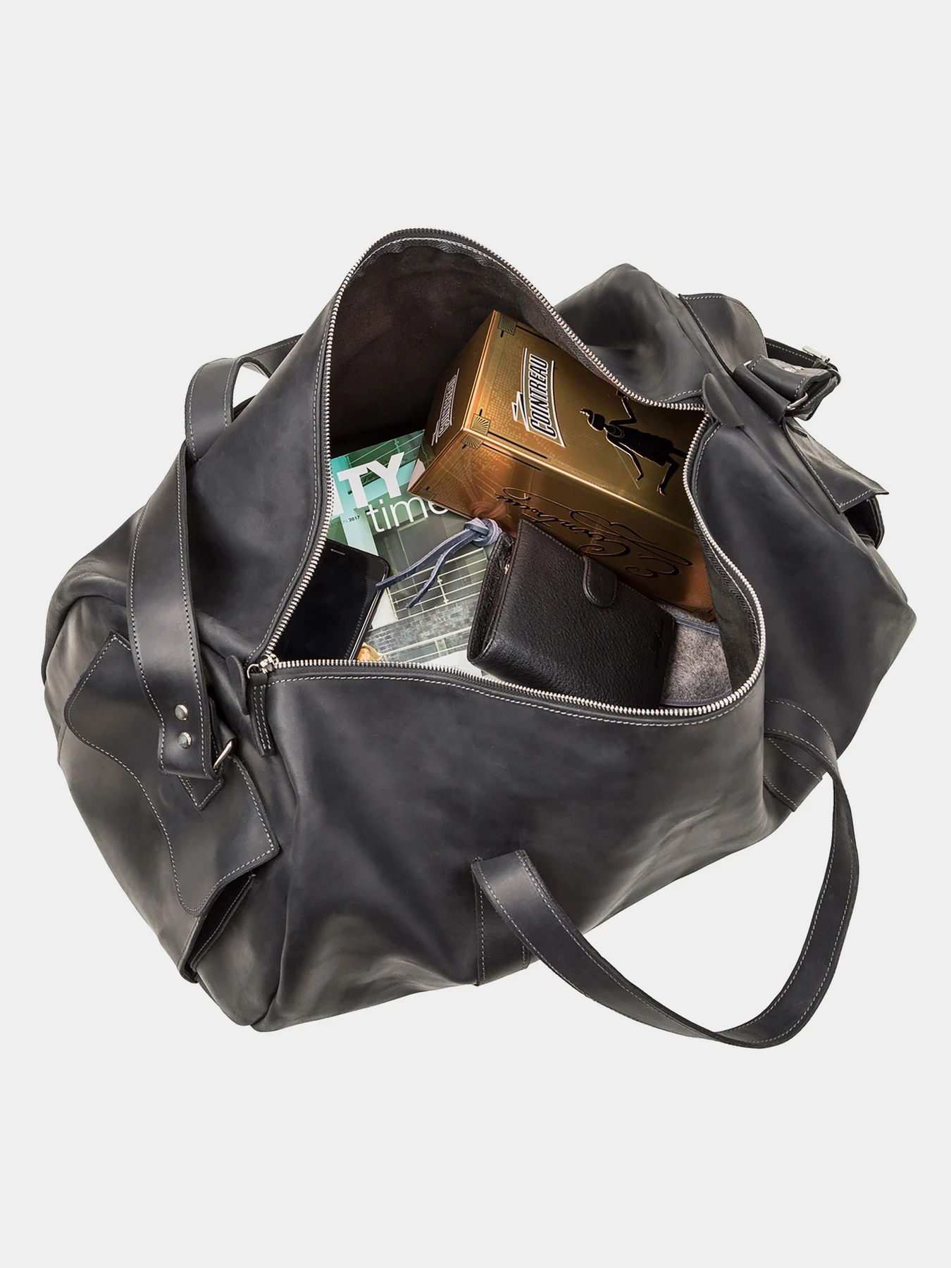 Дорожные сумки и чемоданы Grande Pelle модель bag24_11046 Дорожные сумки и чемоданы Grande Pelle модель bag24_11046 Фото