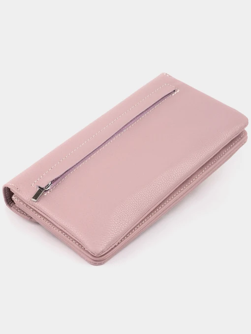 ST Leather Accessories Клатч колір рожевий фото 2