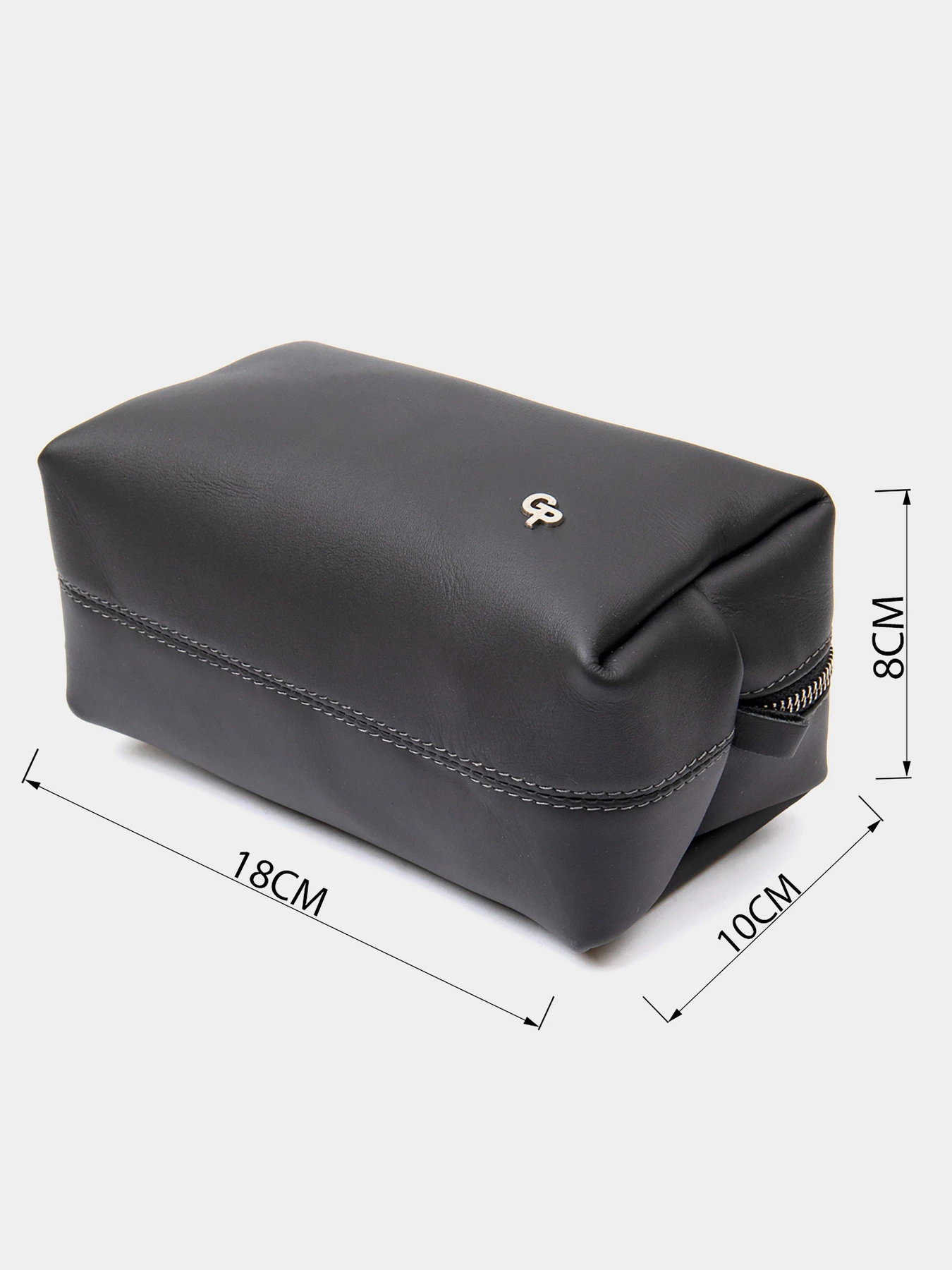 Матовый мужской кожаный несессер GRANDE PELLE Черный Grande Pelle модель bag24_11509 Матовый мужской кожаный несессер GRANDE PELLE Черный Grande Pelle модель bag24_11509 Фото