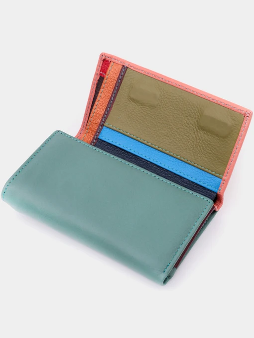ST Leather Accessories Гаманець колір кораловий фото 3