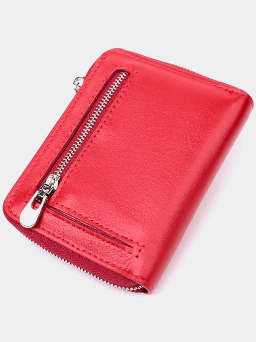 ST Leather Accessories Гаманець колір червоний фото 2