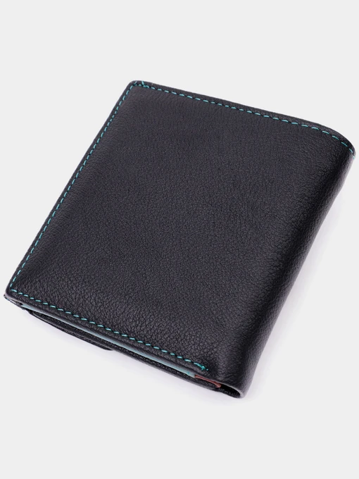ST Leather Accessories Гаманець колір чорний фото 2