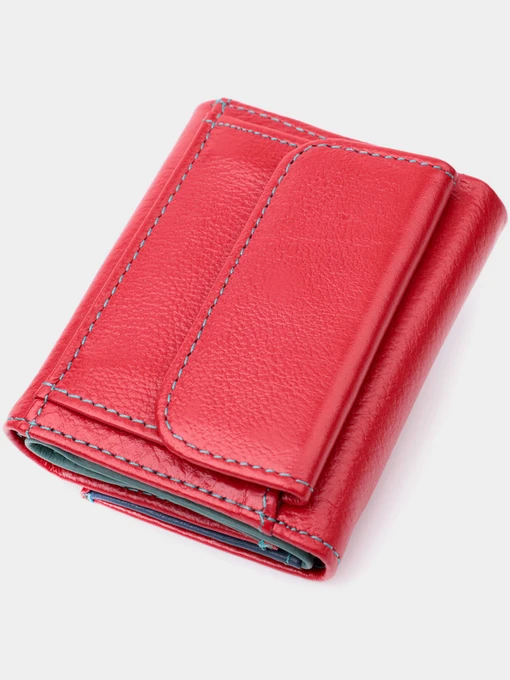 ST Leather Accessories Гаманець колір червоний фото 2
