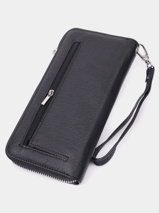 ST Leather Accessories Гаманець колір чорний фото 2