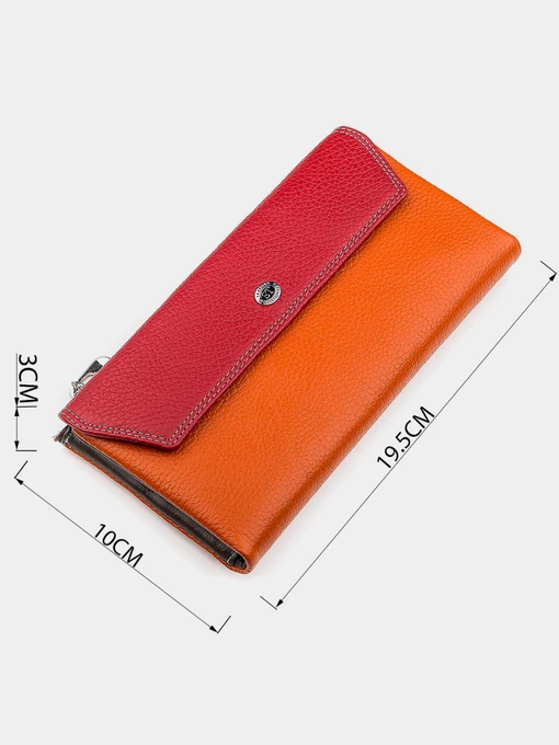 ST Leather Accessories Гаманець колір помаранчевий фото 3