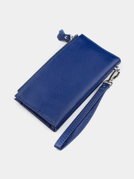 ST Leather Accessories Гаманець колір синій фото 2
