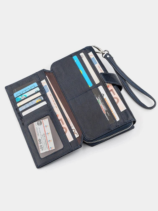 ST Leather Accessories Гаманець колір синій фото 3