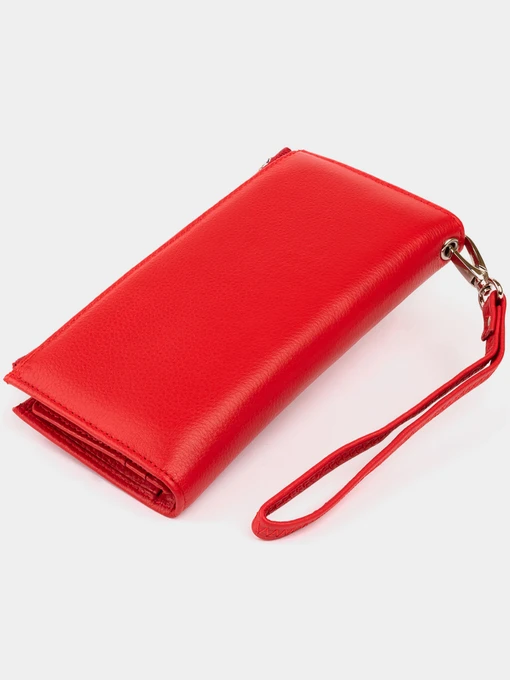 ST Leather Accessories Гаманець колір червоний фото 2