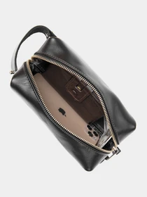 Кожаная мужская Органайзер-косметичка GRANDE PELLE Черный Grande Pelle модель bag24_11415 Фото