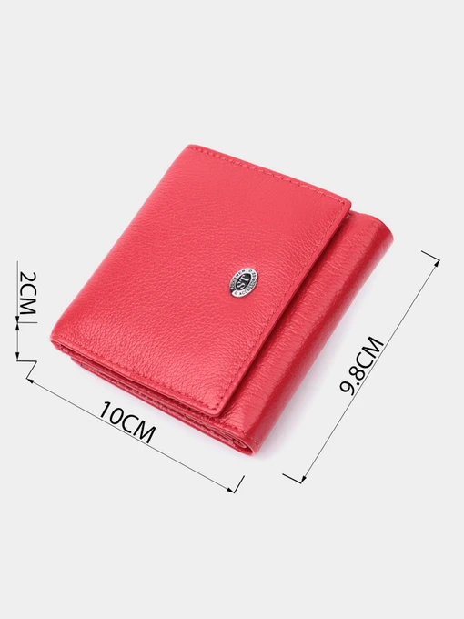 ST Leather Accessories Гаманець колір червоний фото 3