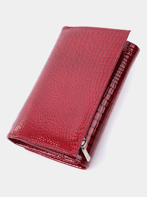 ST Leather Accessories Гаманець колір червоний фото 2