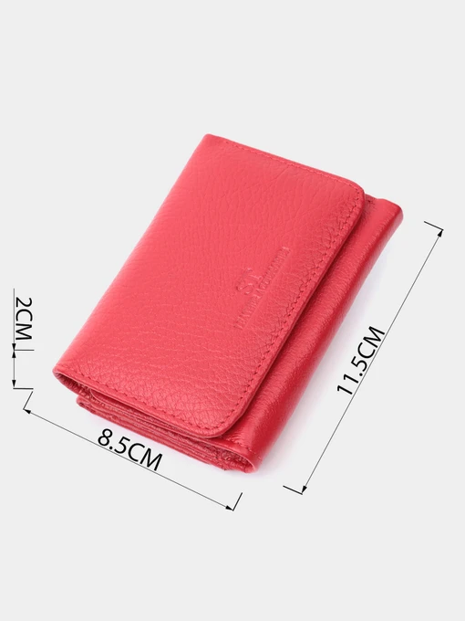 ST Leather Accessories Гаманець колір червоний фото 2