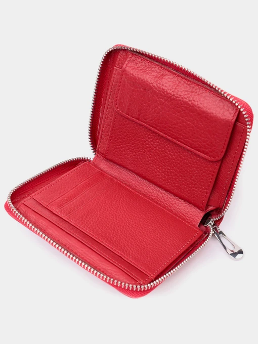 ST Leather Accessories Гаманець колір червоний фото 3