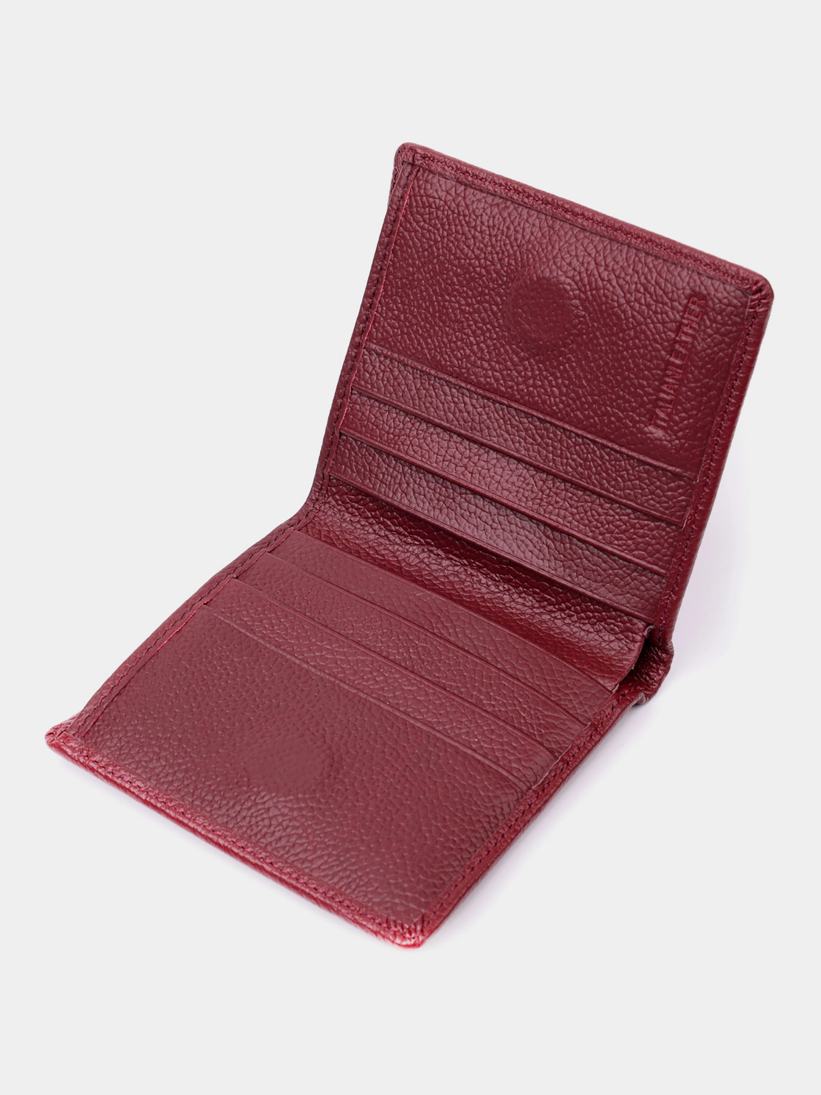 ST Leather Accessories Гаманець колір бордовий фото 3