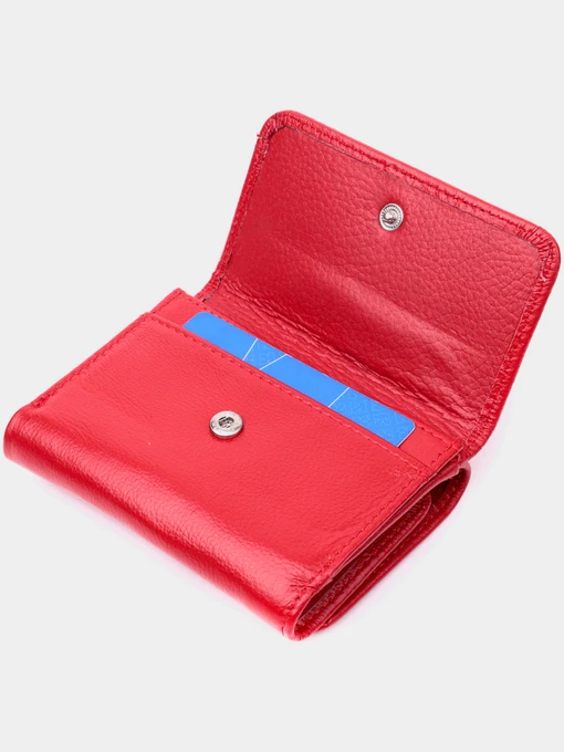 ST Leather Accessories Гаманець колір червоний фото 3