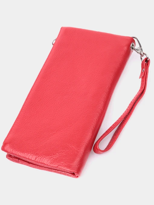 ST Leather Accessories Гаманець колір червоний фото 2