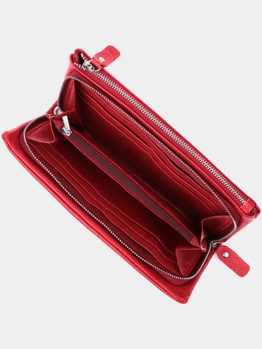 ST Leather Accessories Гаманець колір червоний фото 3
