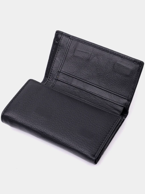 ST Leather Accessories Гаманець колір чорний фото 3