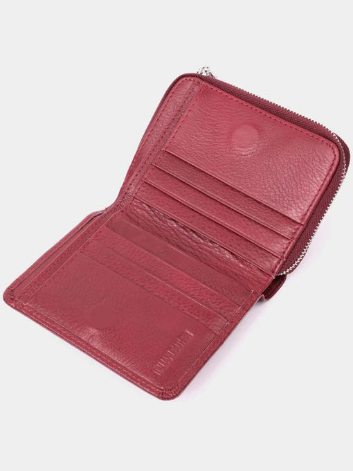 ST Leather Accessories Гаманець колір бордовий фото 3