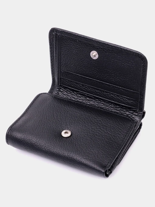 ST Leather Accessories Гаманець колір чорний фото 3