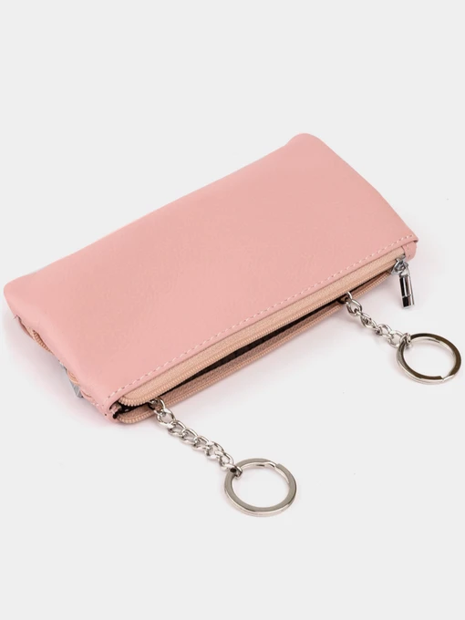 ST Leather Accessories Ключниця колір рожевий фото 2