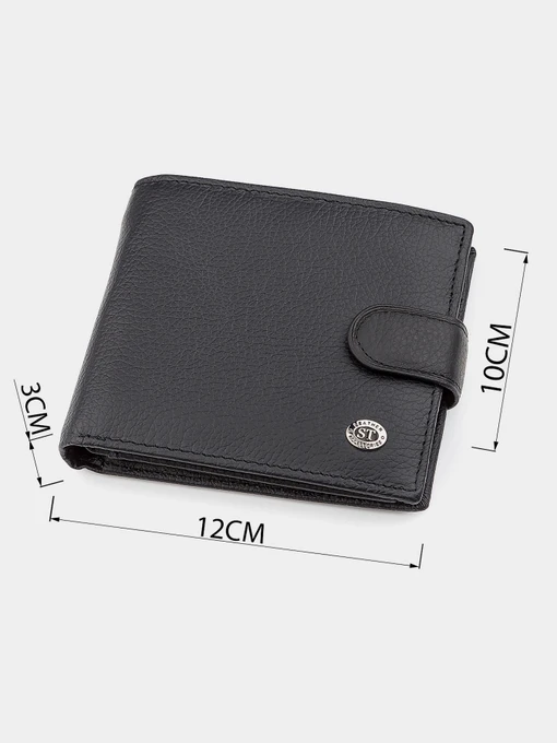 ST Leather Accessories Гаманець колір чорний фото 2