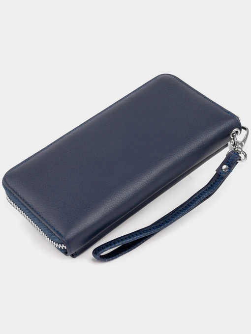 ST Leather Accessories Гаманець колір синій фото 2