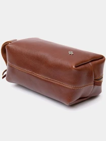 Мужской несессер из натуральной кожи GRANDE PELLE Коричневый Grande Pelle модель bag24_11416 Фото