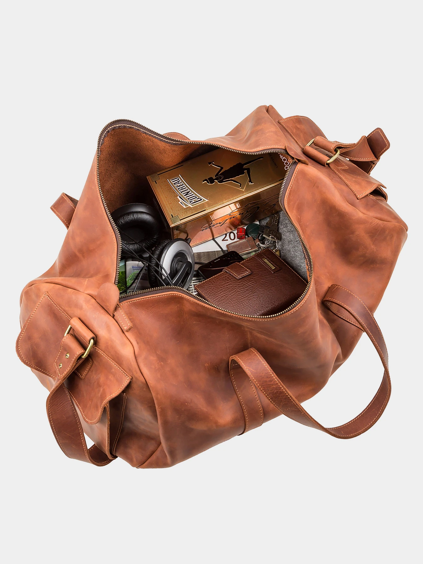 Дорожные сумки и чемоданы Grande Pelle модель bag24_11047 Фото