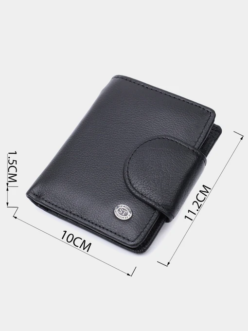 ST Leather Accessories Гаманець колір чорний фото 3