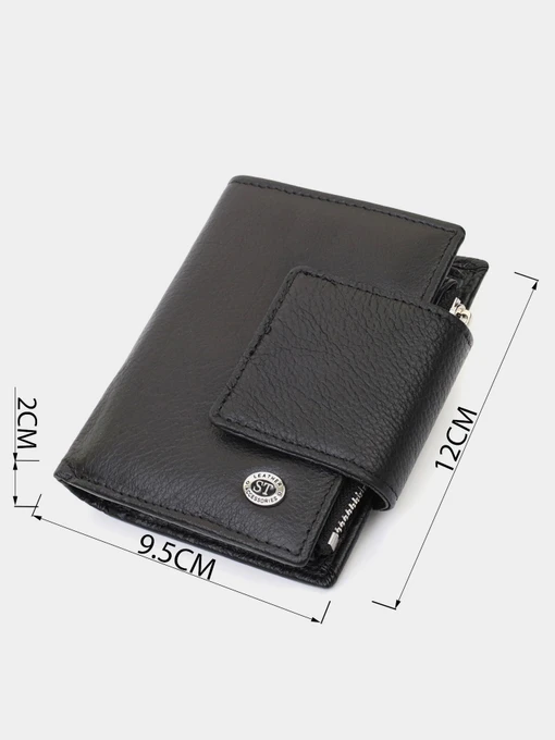 ST Leather Accessories Портмоне колір чорний фото 3