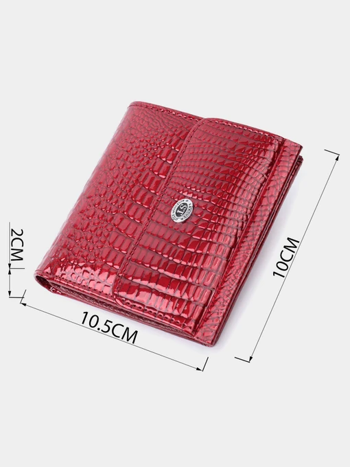 ST Leather Accessories Гаманець колір червоний фото 3