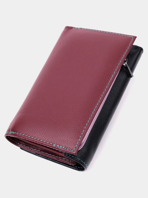 ST Leather Accessories Гаманець колір чорний фото 2