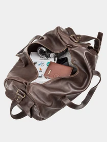 Дорожные сумки и чемоданы Grande Pelle модель bag24_11044 Фото