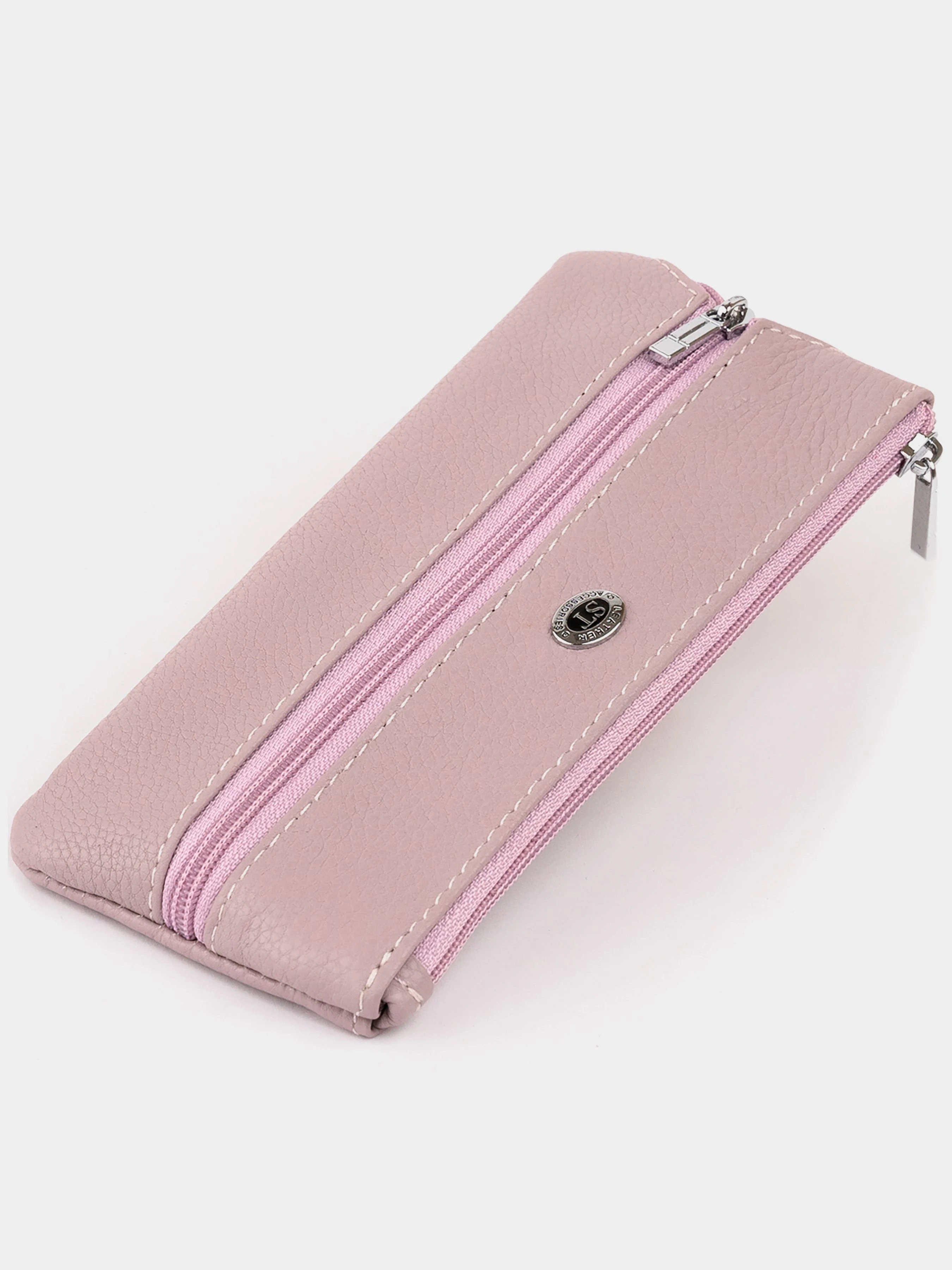 ST Leather Accessories Ключниця колір рожевий