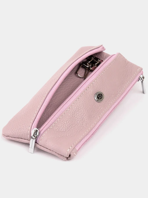 ST Leather Accessories Ключниця колір рожевий фото 3