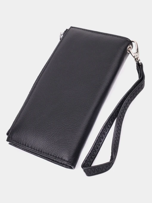 ST Leather Accessories Гаманець колір чорний фото 2