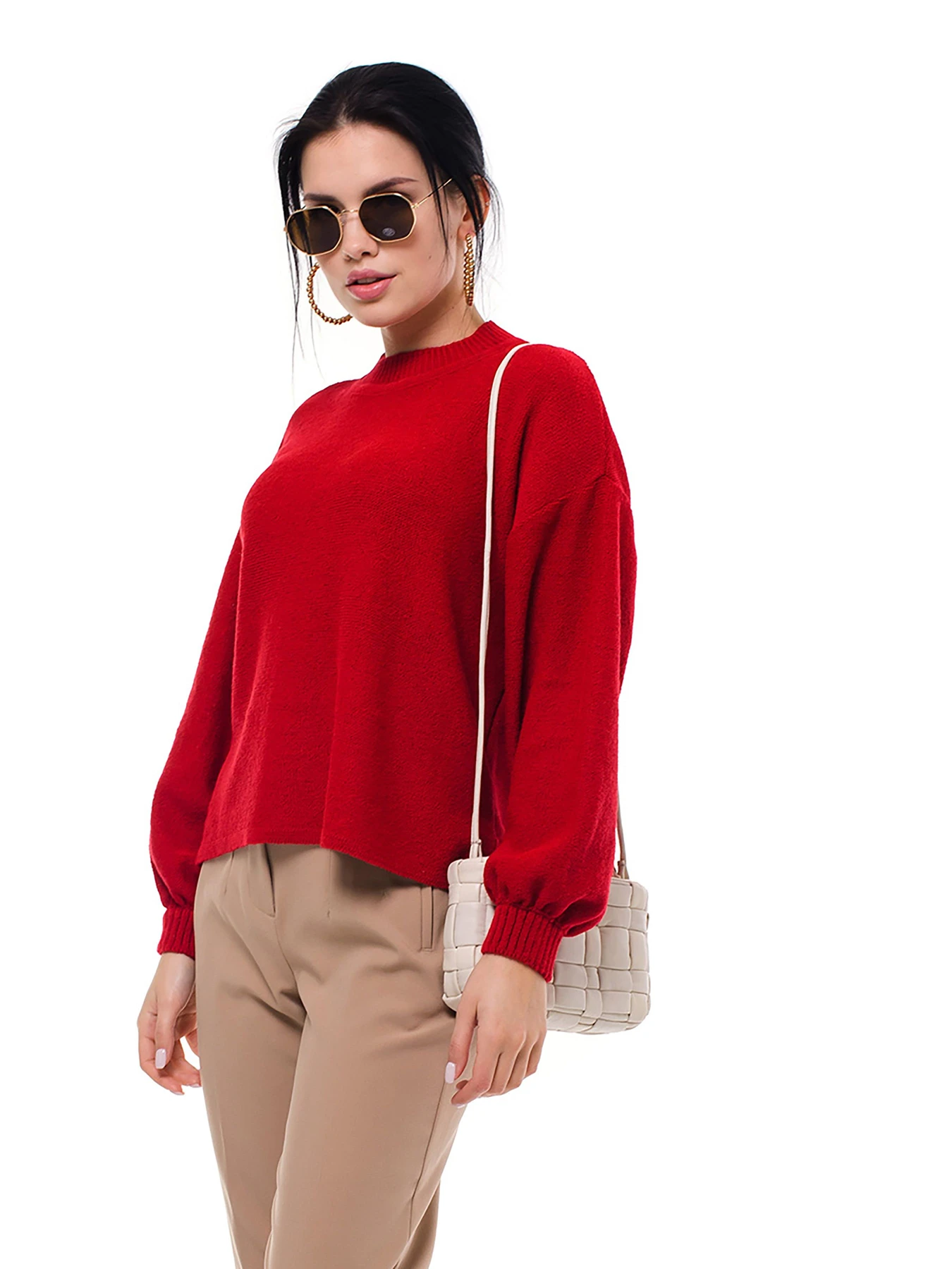 Свитры и кардиганы SVTR модель 459redWSWTSVTR Свитры и кардиганы SVTR модель 459redWSWTSVTR Фото