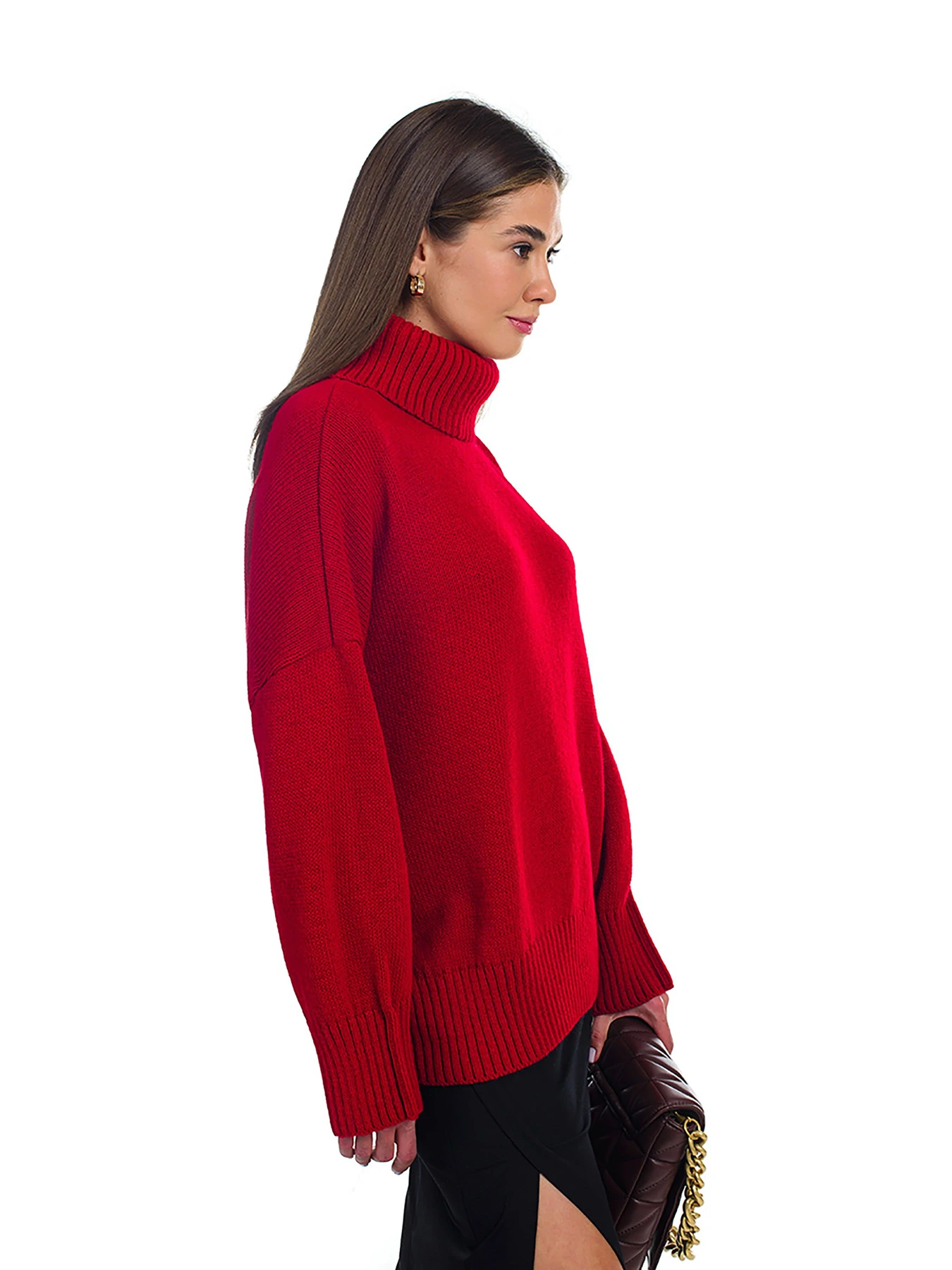 Свитры и кардиганы SVTR модель 435redWSWTSVTR Свитры и кардиганы SVTR модель 435redWSWTSVTR Фото
